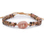 Bohemian Armband - Rhodoniet - Ovaal Geslepen - Verstelbaar - Zelfliefde-Bohemian armband-Zentana
