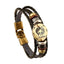 Sterrenbeeld Armband - Leer & Aluminium-brons-Sterrenbeeld armband-Vissen-Zentana
