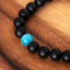 Balance-Armband – Mattierter Onyx und Opalit – Fokus