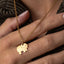 Elefanten-Halskette – Edelstahl – Gold – Weisheit