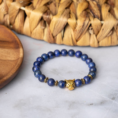 Balance-Armband – Lapislazuli – Leopard – Akzeptanz