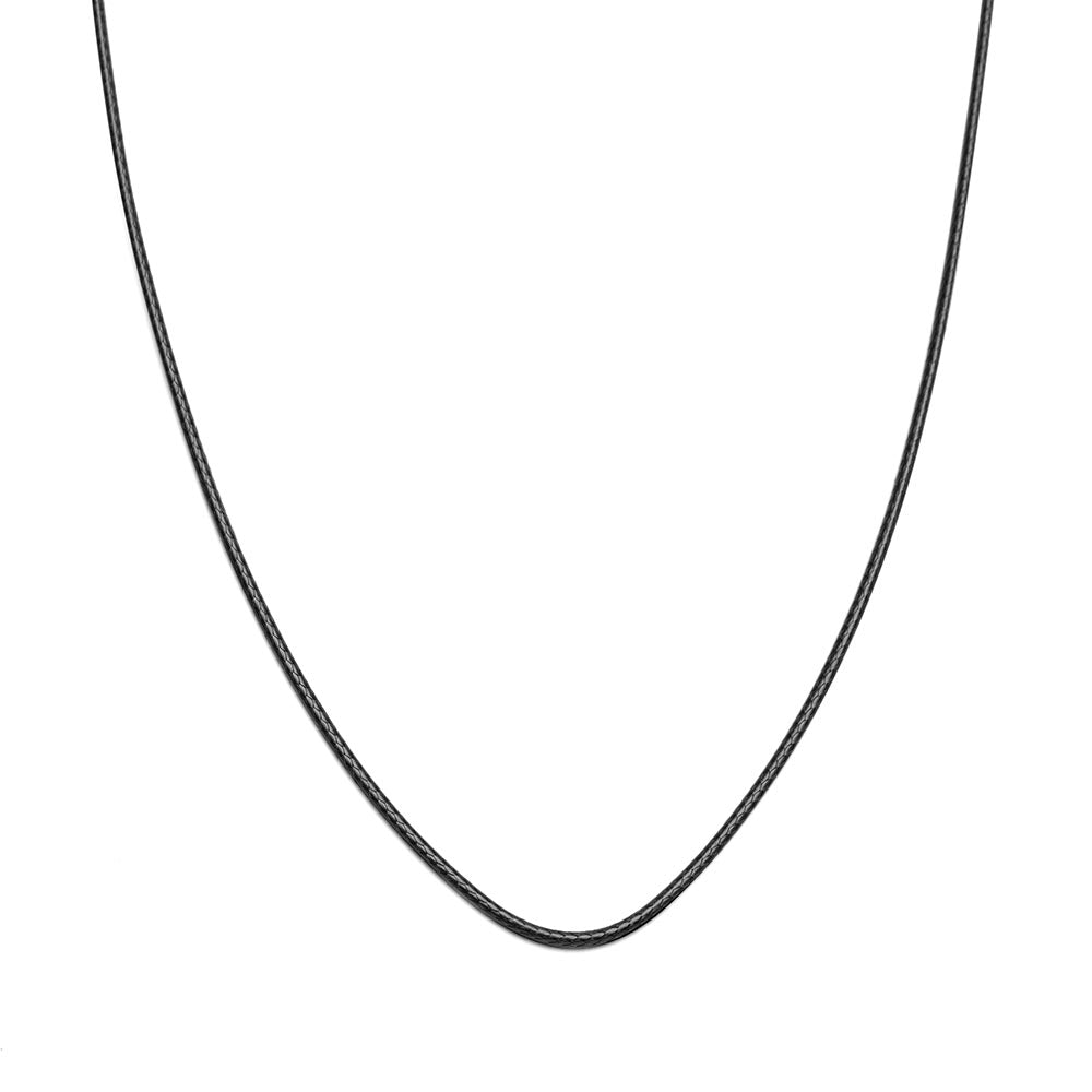 Halskette aus Wachskordel - Halskette Basic - 67 cm