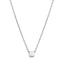 Minimalistische Halskette Würfel – Edelstahl – Würfel – Silber