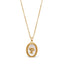 Erzengel-Halskette Retro – Engel-Anhänger – klassisches Gold – Schutz