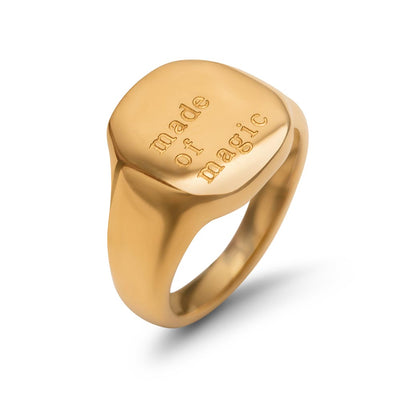 Aus magischem Ring – Siegelring aus 18 Karat Gold – Selbstliebe