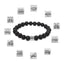 Sternzeichen-Edelstein-Armband – Lavastein-Silber – Horoskop-Armband
