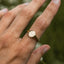 Siegelring Mond - Ring 18K Gold - Mondschein - Halbmond