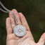 Halskette Kompass – Siegel der 7 Erzengel – Edelstahl – Silber