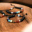 Badu Chakra - Verstelbare Chakra Armband - Zuiverheid-Badu Chakra-Frosted Ohm-Zentana