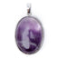 Anhänger Amethyst – Ovaler Schliff – Cabochon-Edelstein – Intuition