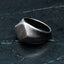 Minimalistische RVS Ring - Verweerde Finish - Modern Geometrisch Vierkant - Evenwicht-Ring vierkant-8-Zentana