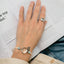 Wens Armband - Paardenbloem - Geblazen Glas-Paardebloem armband-Zentana
