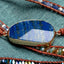Wickelarmband Leder – Lapislazuli & Sodalith – grober Schnitt – Weisheit